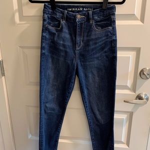 American Eagle SUPER high waist Jeans